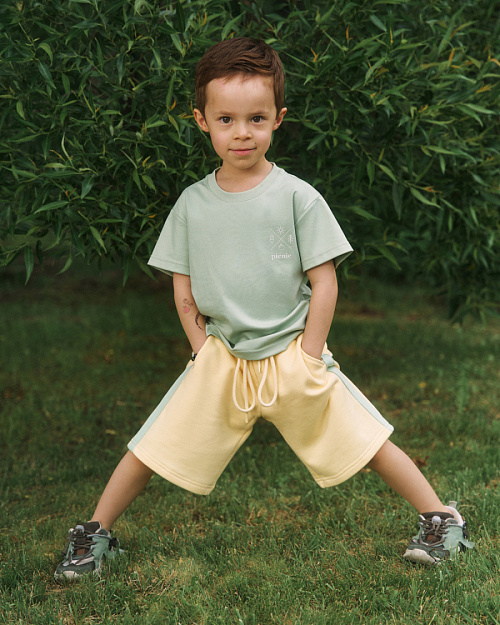 Детские шорты бермуды Unisex, лимонный сорбет