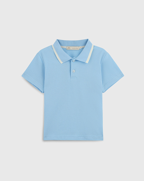 Детская футболка-поло Unisex, небесно-голубой