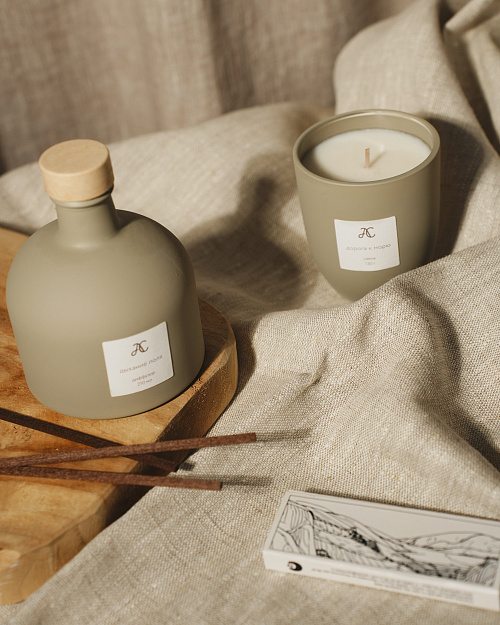 Ароматическая свеча Дорога к морю