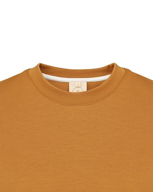 Хлопковая футболка оверсайз Unisex, желтый