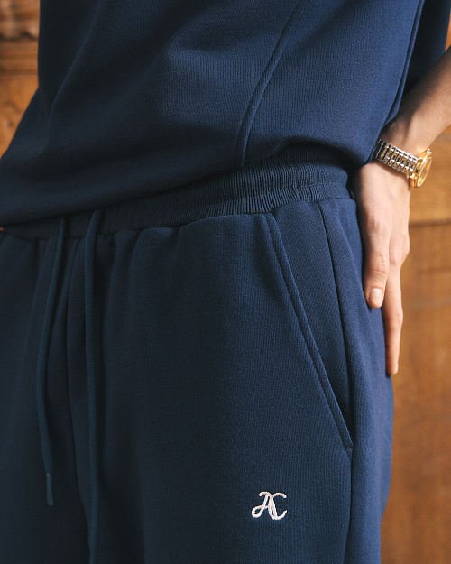 Джоггеры Unisex из 100% хлопка, синий