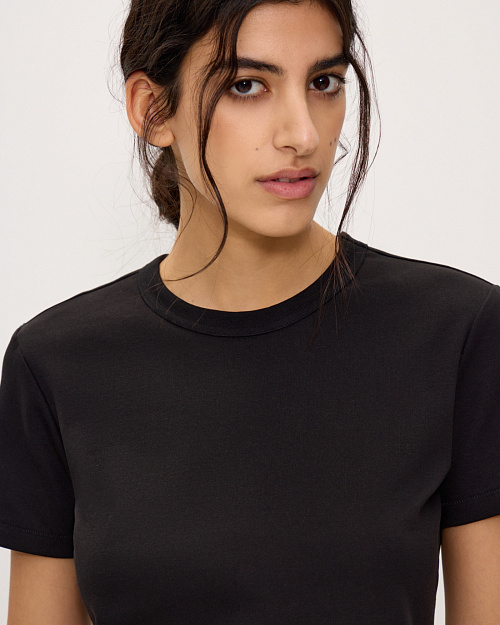 Футболка приталенного кроя Slim Fit, черный