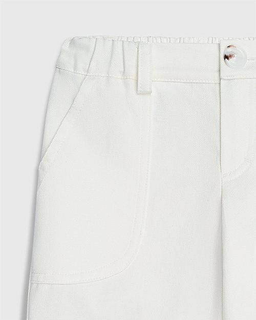 Детские брюки Unisex, белый