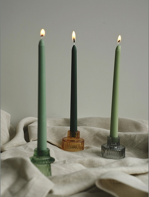 Подсвечник, серый