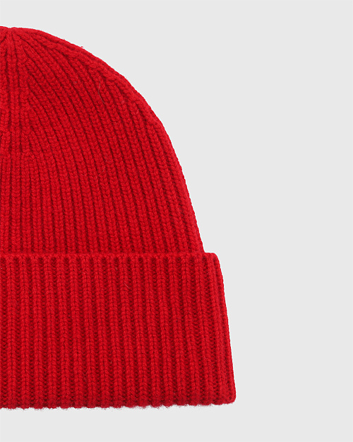 Шапка Unisex из кашемира, красный