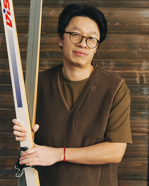 Жилет из шерпы, горький шоколад