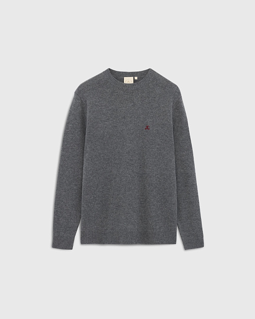 Джемпер из кашемира и шерсти Unisex, темно серый